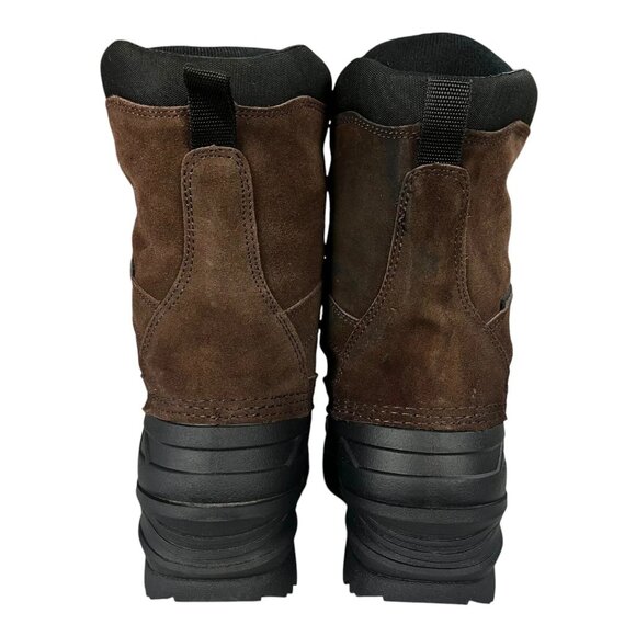 Kamik Mens Size 8 Wide Nation Plus Winter Waterproof Dark Brown Boots Lace up - Picture 2 of 10